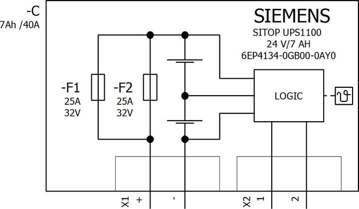 Produktbild Siemens Energiespeicher SITOP UPS1100