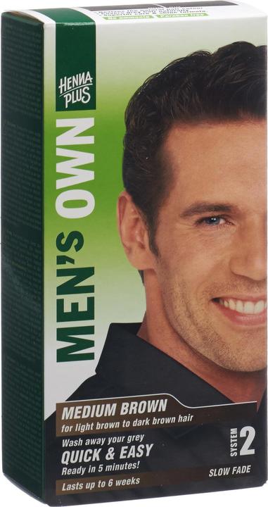 Actual product image Hennaplus men's own (Middle brown)