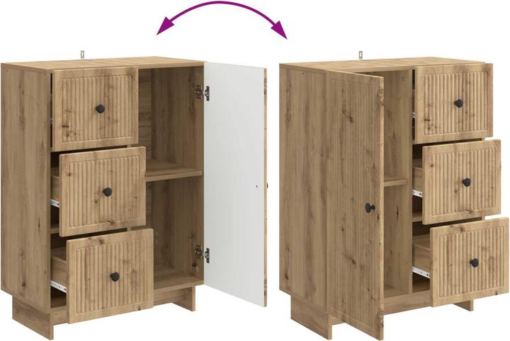 Produktbild vidaXL Modernes Sideboard (34.50 x 34.50 x 90 cm)