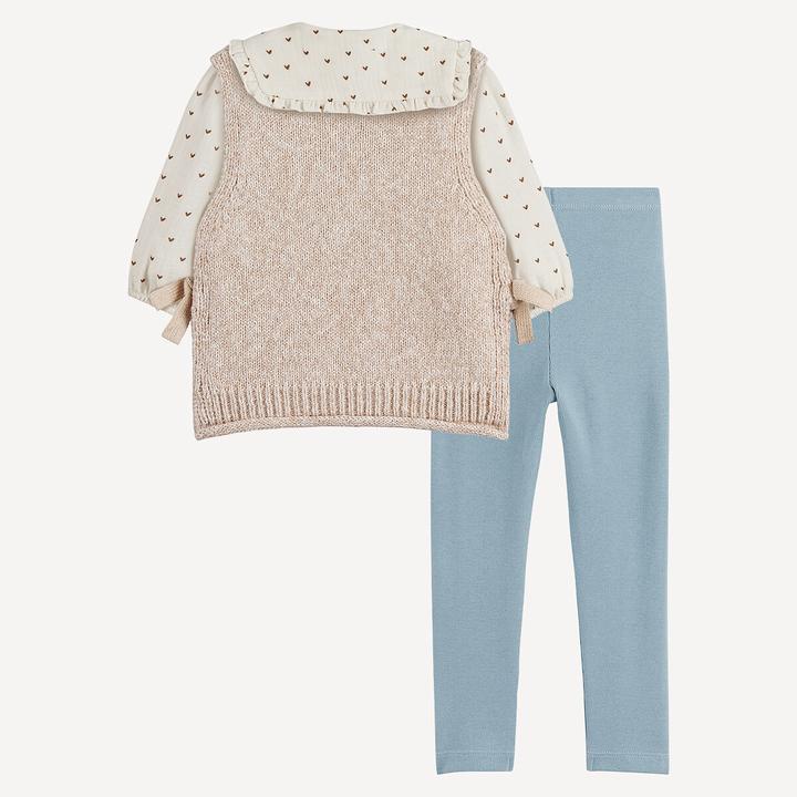 Produktbild La Redoute Collections Dreiteiliges Set Pullover (92)