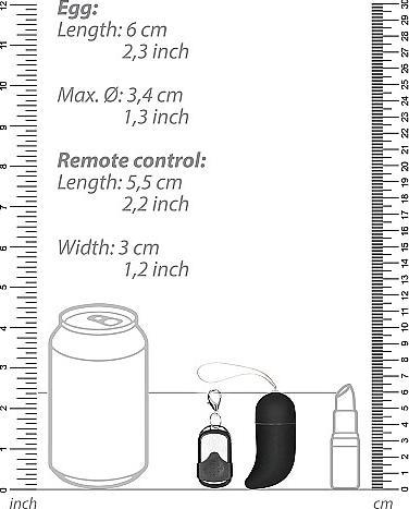Actual product image Doc Johnson Wireless Vibrating G-Spot Egg - Medium
