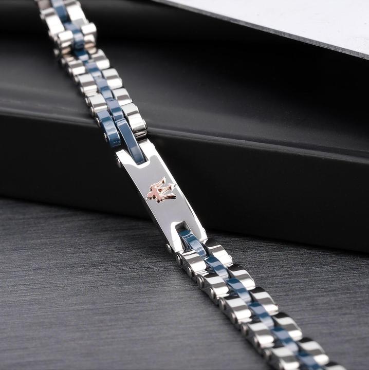 Produktbild Maserati Armband (21 cm, Edelstahl, Keramik)