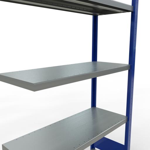 Actual product image Schulte Lagertechnik MULTIplus250 boltless add-on bay system with length bolts