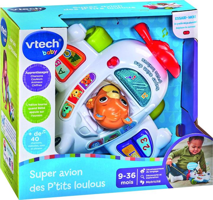 Actual product image VTech Super avion des P'tits loulous (French, 0.75 - 3 years)