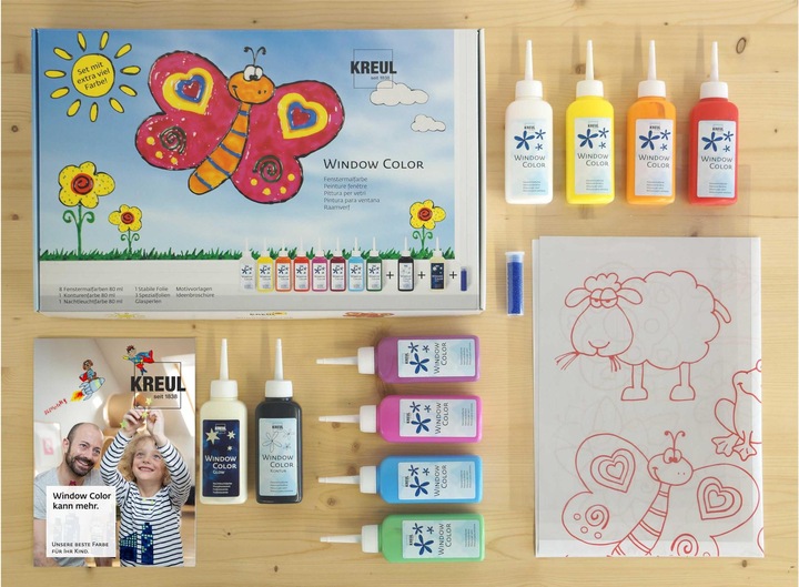 Produktbild Kreul Window Color Set Extra (Mehrfarbig, 800 ml)