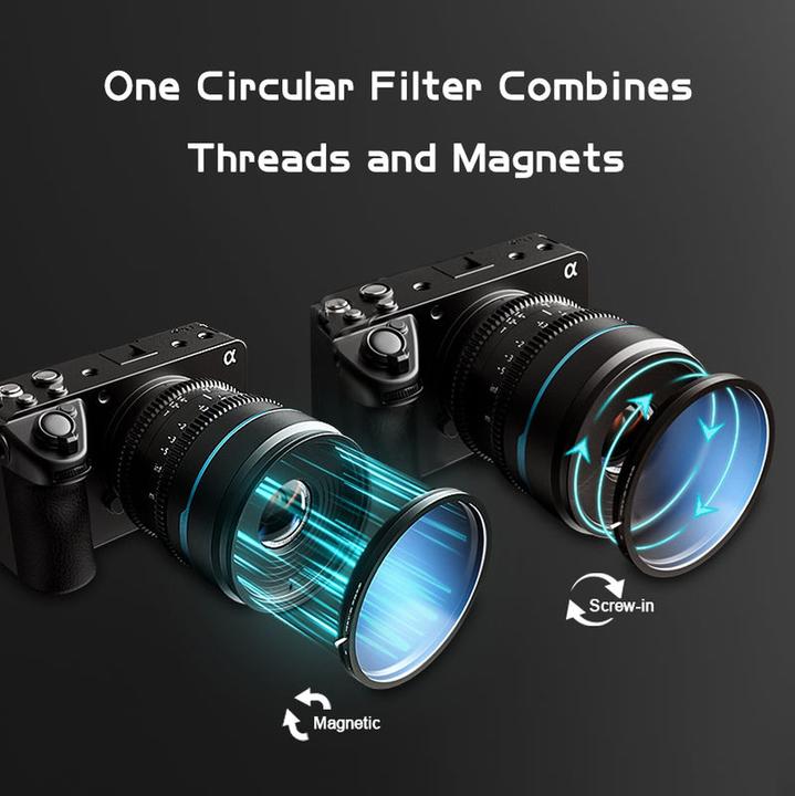 Actual product image H&Y HD EVO Black Mist 1/4 Filter Kit 82mm (82 mm, Black Mist Filter, 82 mm)