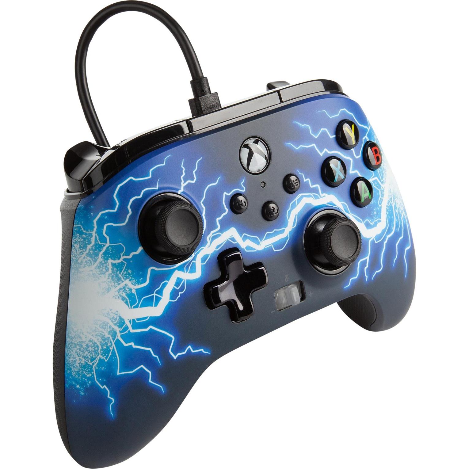 Thumbnail - PowerA Enhanced Wired (Xbox Series X, Xbox Series S, Xbox One S), Gaming Controller, Blau, Schwarz
