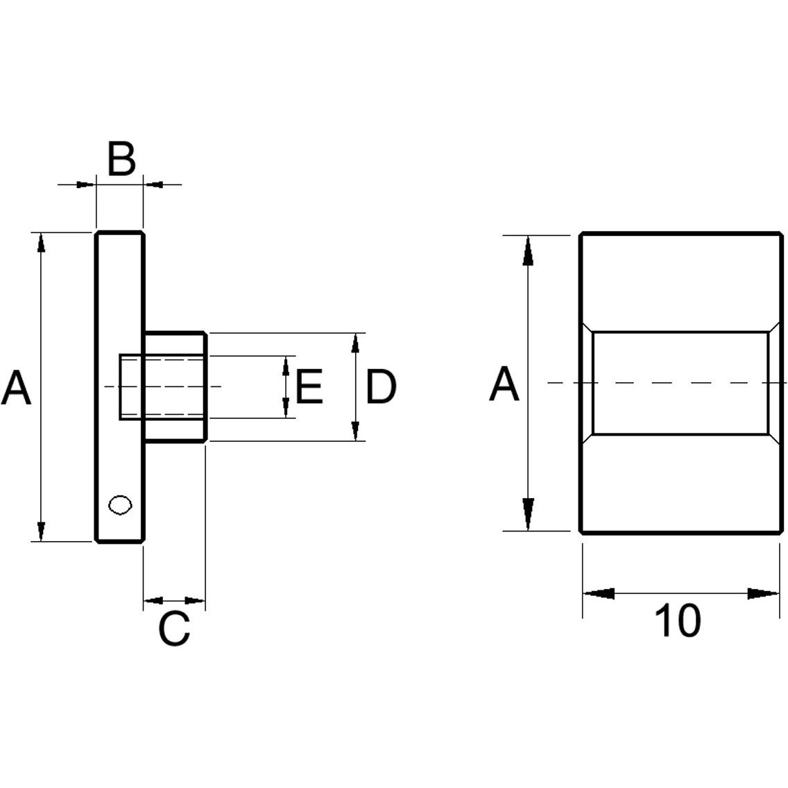Thumbnail - Werkstarck, Möbelausstattung, Punkthalter (1 Stk.)