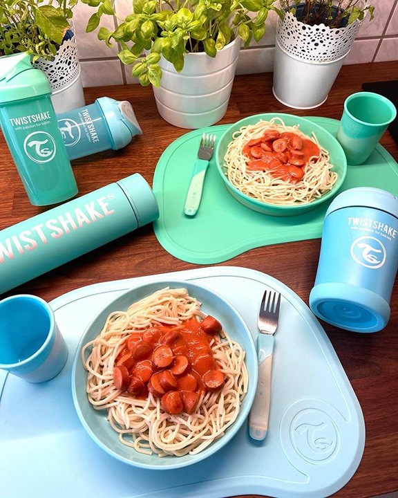 Actual product image Twistshake Click-Mat Mini + Plate