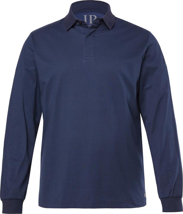 JP1880 Poloshirt, Business, Langarm, Alloverdruck (5XL)