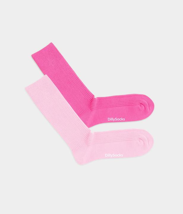 Produktbild DillySocks Ribbed Pink Heaven (2er Pack) (2er Pack, 36 - 40)