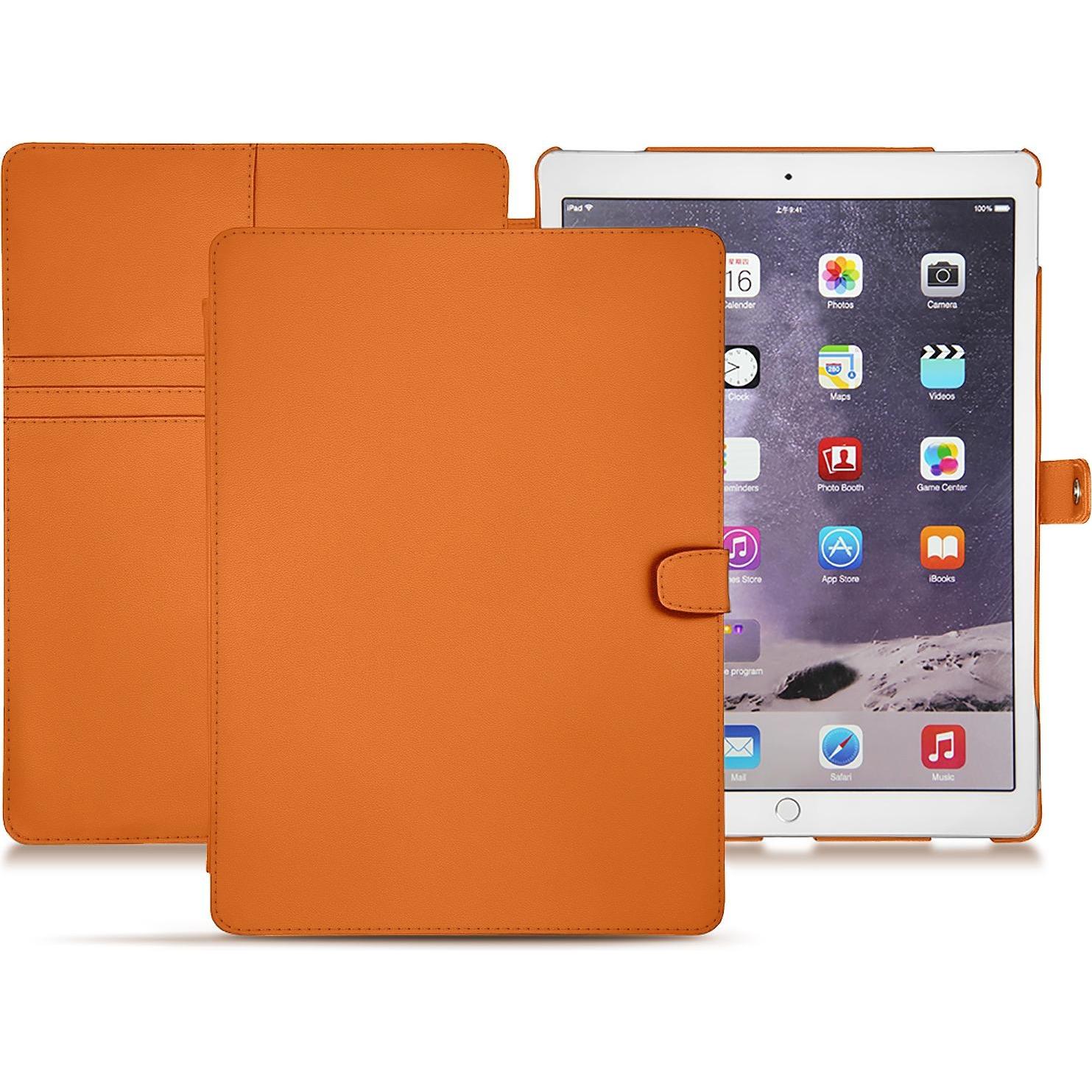 Noreve Lederschutzhülle Wallet (iPad Pro 12.9 2017 (2. Gen)), Tablet Hülle, Orange