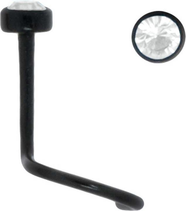 Actual product image Bijouteria Nose piercing (Bioplastic, Crystal)