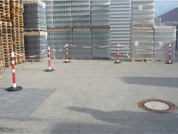 Actual product image BRW Barrier post