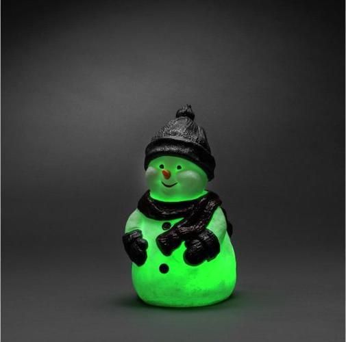 Produktbild Konstsmide LED-Schneemann LED Kunststoffschneemann, 38 cm, RGB