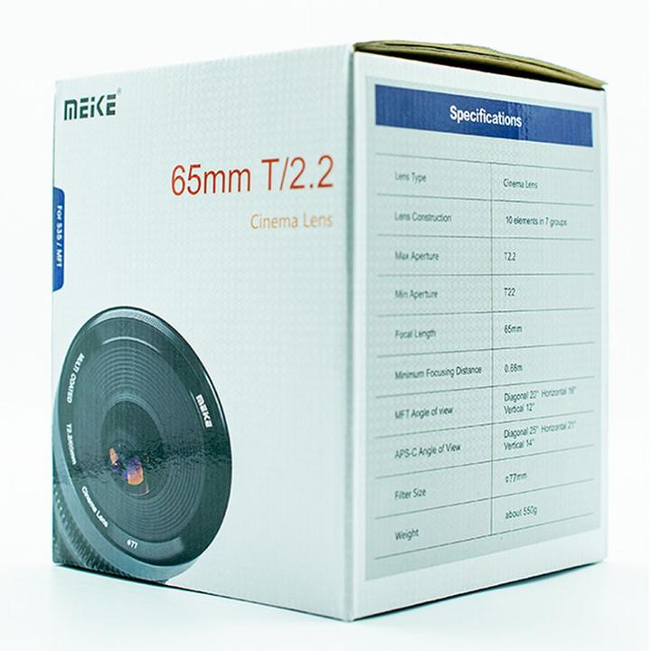 Produktbild Meike 65 mm T/2.2 Fuji X (Fujifilm X, APS-C / DX)