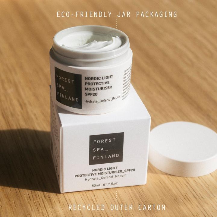 Actual product image Forest Spa Finland Nordische Leichte Schützende Feuchtigkeitspflege SPF20 (Suntan cream, SPF 20, 50 ml)