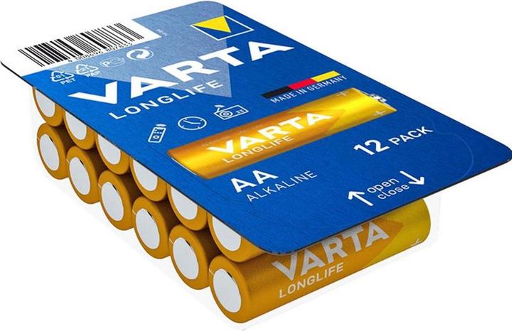 Image du produit Varta Longlife (12 pcs, AA / LR6 / LR06 / Mignon / R6 / R14505, 2800 mAh)