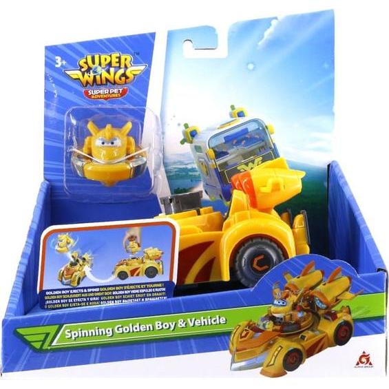 Thumbnail - Alpha Toys Spinning Golden Boy & Fahrzeug