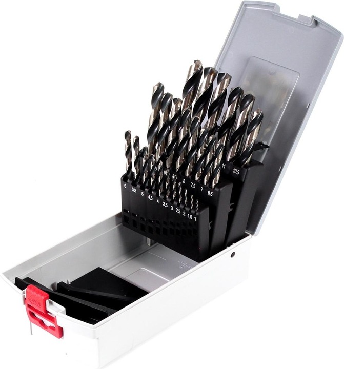 Image du produit Bosch Professional Zubehör Jeu de forets hélicoïdaux HSS PointTeQ, 25 pièces, ProBox, 1-13 mm (1 mm, 1,5 mm, 2 mm, 2,5 mm, 3 mm, 3,5 mm, 4 mm, 4,5 mm, 5 mm, 5,5 mm, 6 mm, 6,5 mm, 7 mm, 7,5 mm, 8 mm, 8,5 mm, 9 mm, 9,5 mm, 10 mm, 10,5 mm, 11 mm, 11,5 mm, 12 mm, 12,5 mm, 13 mm)