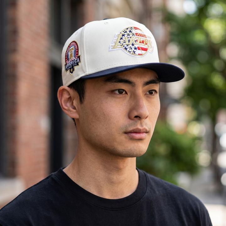 Produktbild New Era 9Fifty A-Frame Cap - America Los Angeles Lakers (One Size)