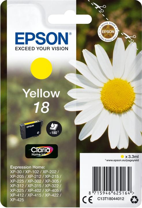 Produktbild Epson Ink/18 Daisy YL SEC (Y)
