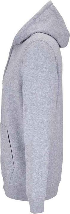 Actual product image Sols Unisex Adult Calipso Marl Full Zip Hoodie (XL)
