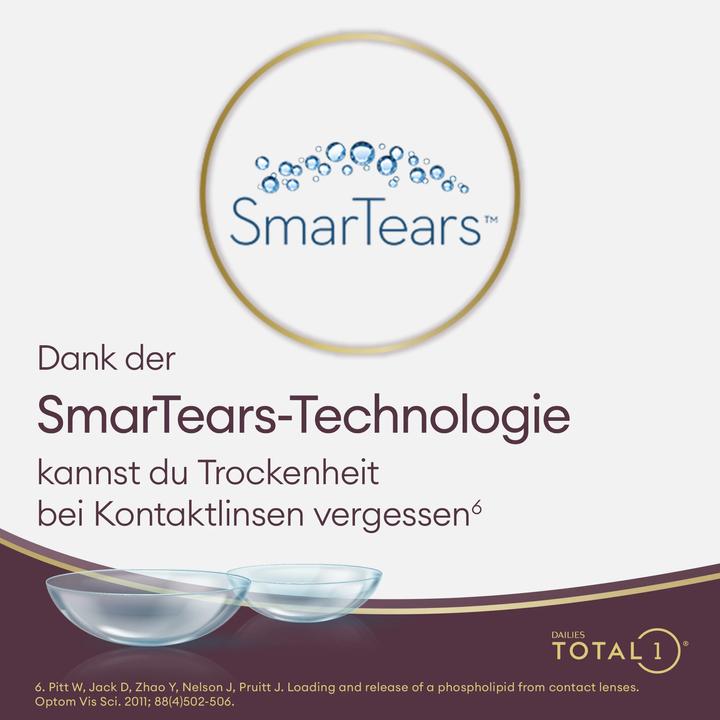 Productafbeelding Dailies Total1 Totaal 1 (30 Stuk, Daglens, Sferisch)