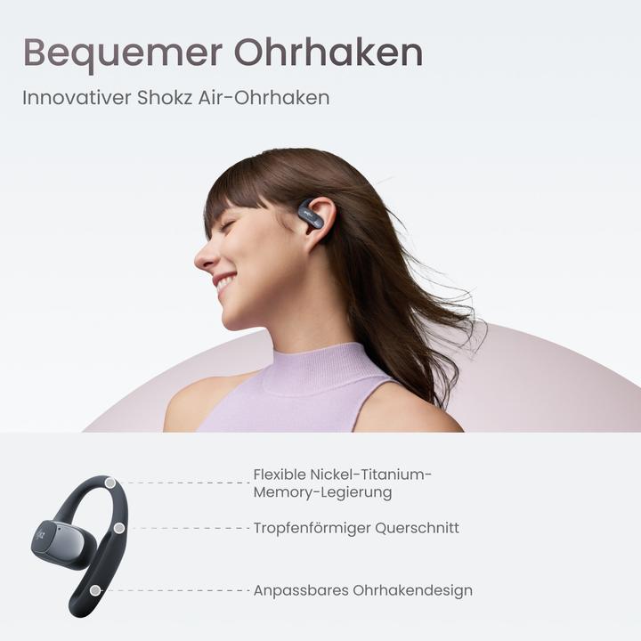 Actual product image Shokz OpenFit Air (NC, 6 h, Wireless)