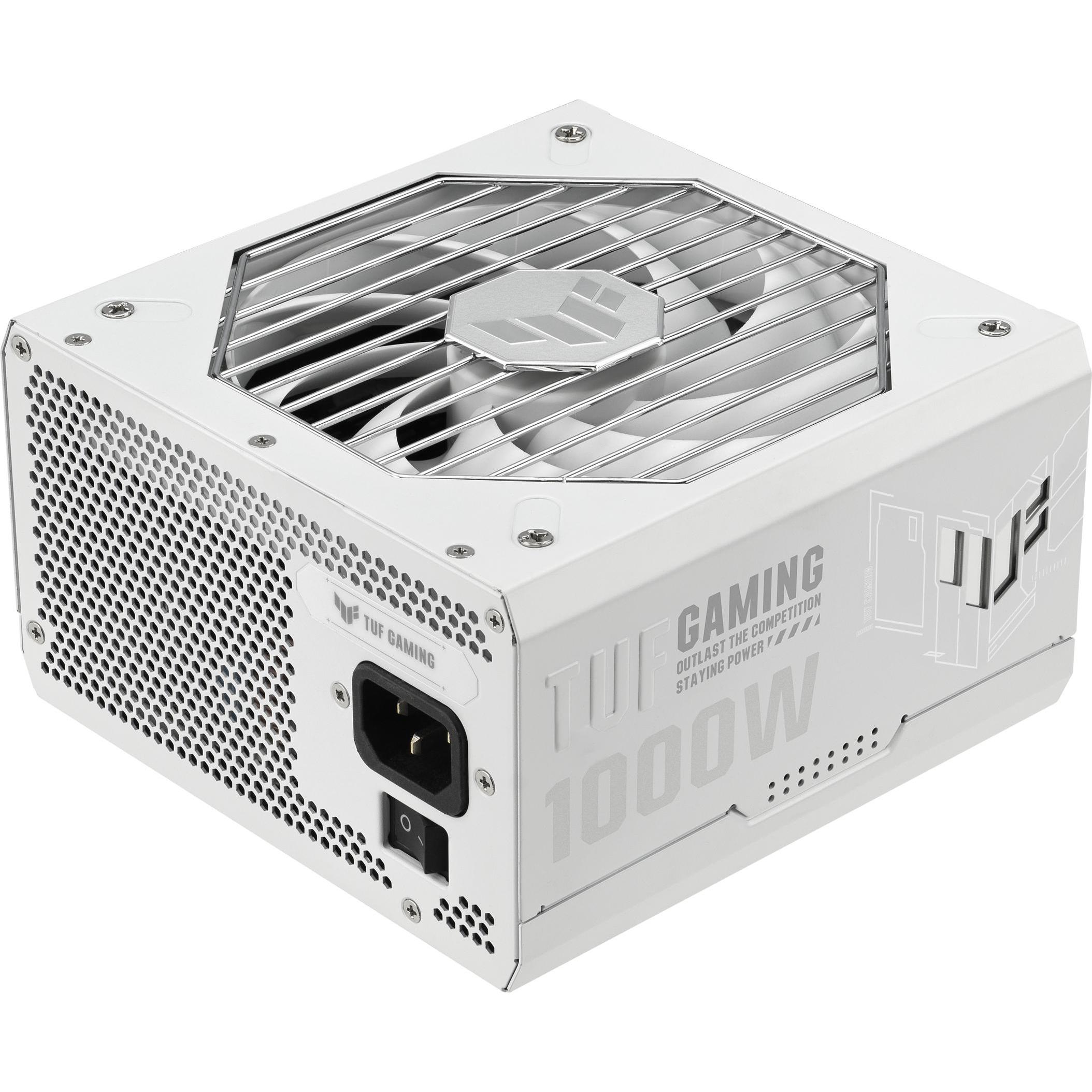 ASUS TUF Gaming 1000W Gold White Edition (1000 W), PC Netzteil, Weiss