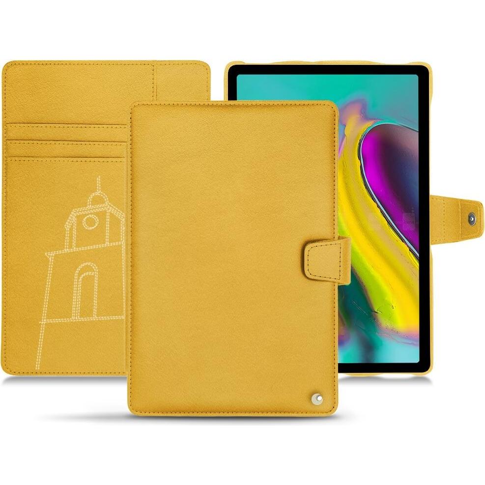 Thumbnail - Noreve Lederschutzhülle Wallet (Galaxy Tab S5e), Tablet Hülle, Gelb
