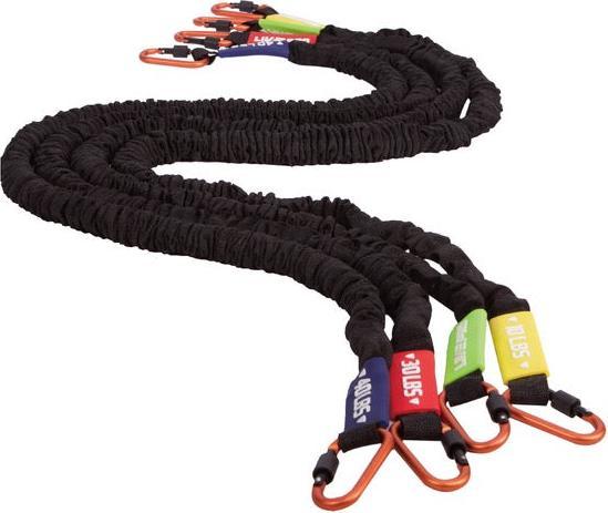Livepro Widerstandsband ummantelt mit Karabiner (1.20 m)