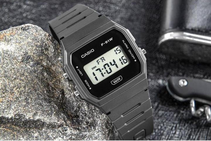 Image du produit Casio F-91WB-1AEF (Chronographe, Horloge numérique, 32 mm)