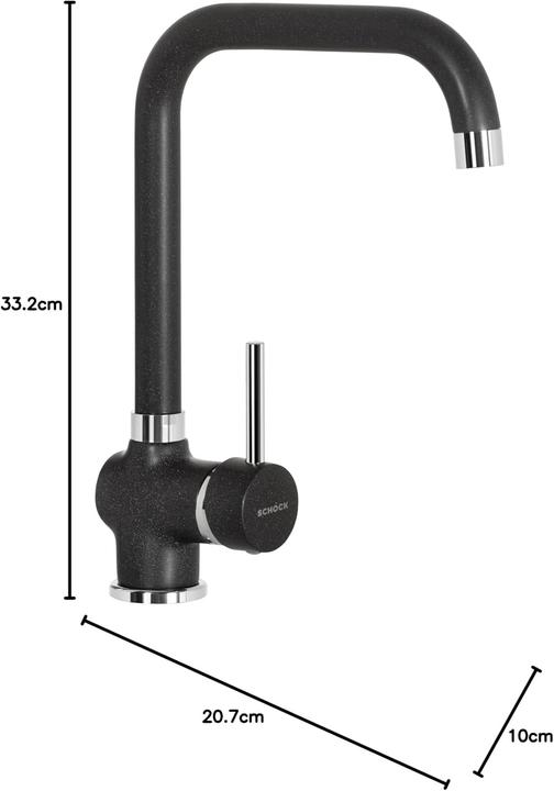 Produktbild Glem Gas Schock SXTIME13 Hahn Schwarz