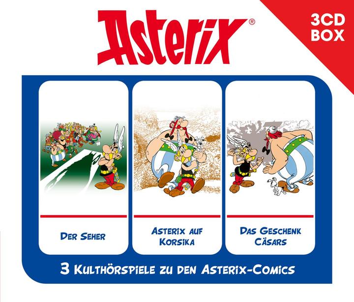 Productafbeelding Asterix - 3-CD hoorspelbox Vol. 7 (Albert Uderzo, René Goscinny, Duits)