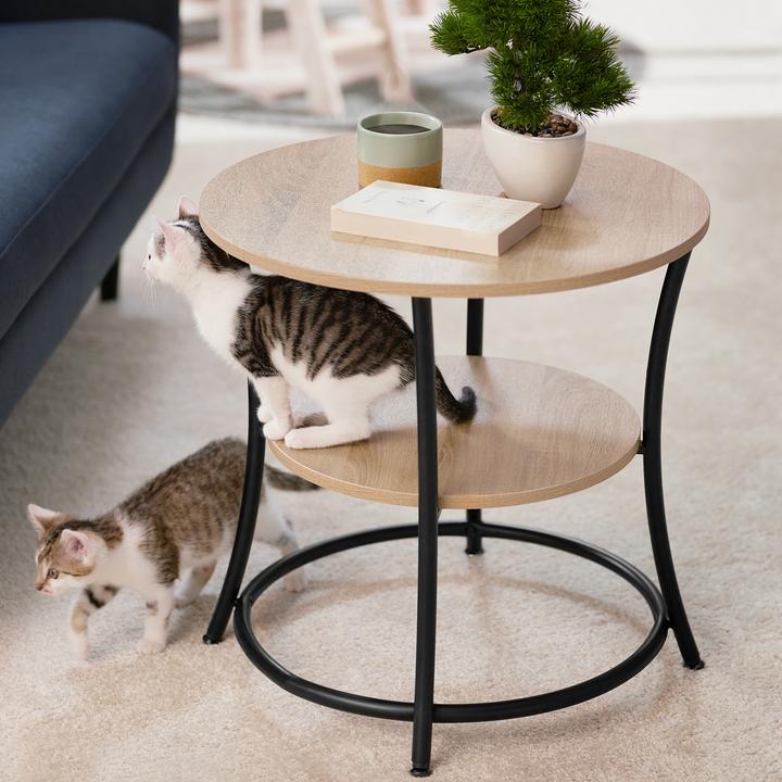 Produktbild tectake Beistelltisch Saint Louis 55x56cm