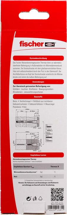 Produktbild Fischer TherMax 8/100 M6 (2 Stk.)