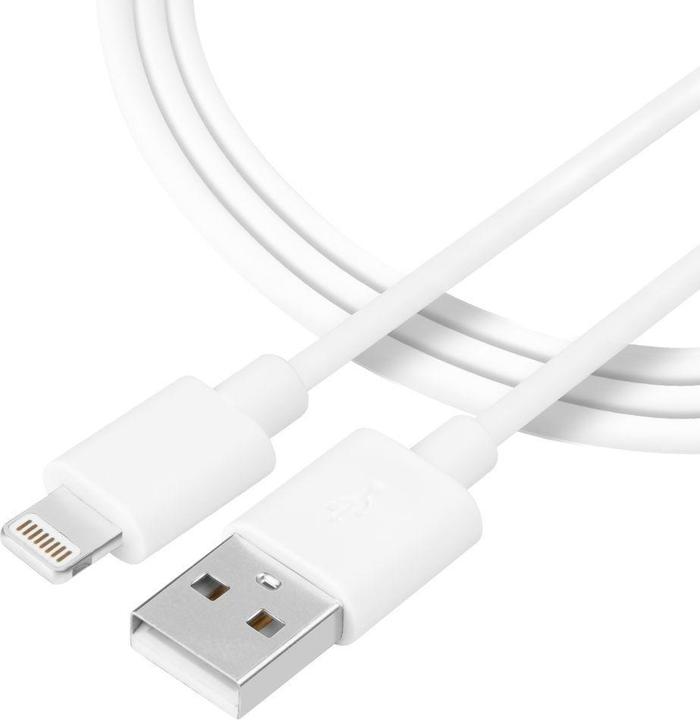 Actual product image Tactical Smooth Thread Cable USB-A/Lightning 0.3m White (0.30 m, 10.50 W)