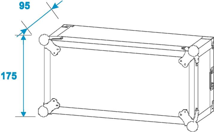 Actual product image Omnitronic Amplifier rack PR1 3U deep (Amplifier)