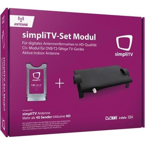 SimpliTV Modulo per televisore Simpli Modulo Simpli + antenna Simpli, Modulo CI + PayTV