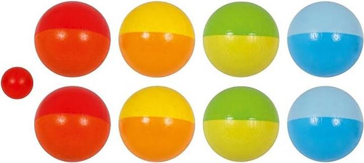 Image du produit Goki Jeu de boules, sac en coton inclus (9 x, 60 mm)
