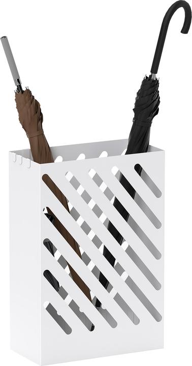 Image du produit Homcom Schirmhalter Stahl Weiss (28 x 14 x 41 cm)