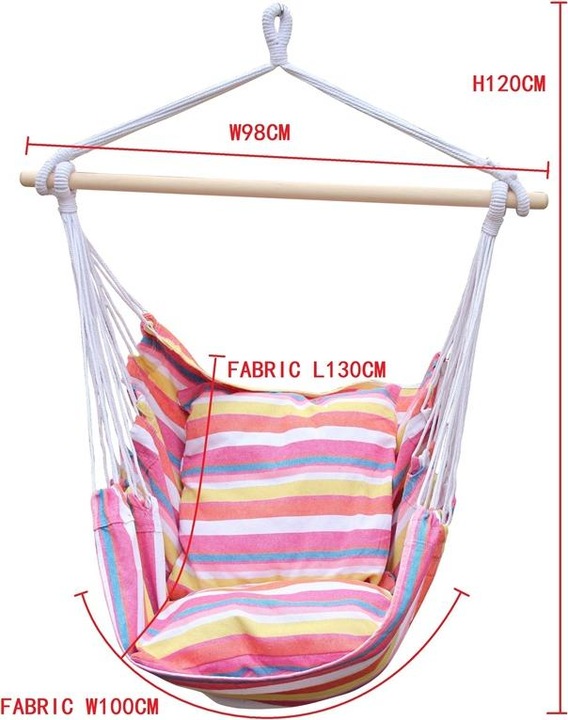 Immagine prodotto Domoletti Amaca Sedia Arcobaleno (4)
