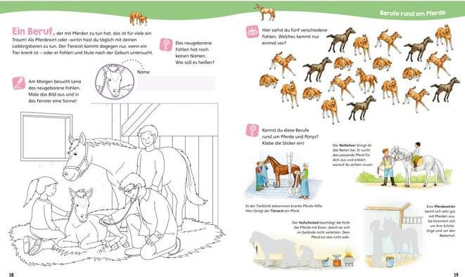 Actual product image Tessloff WAS IST WAS Junior Mitmach-Heft Pferde & Ponys (German)