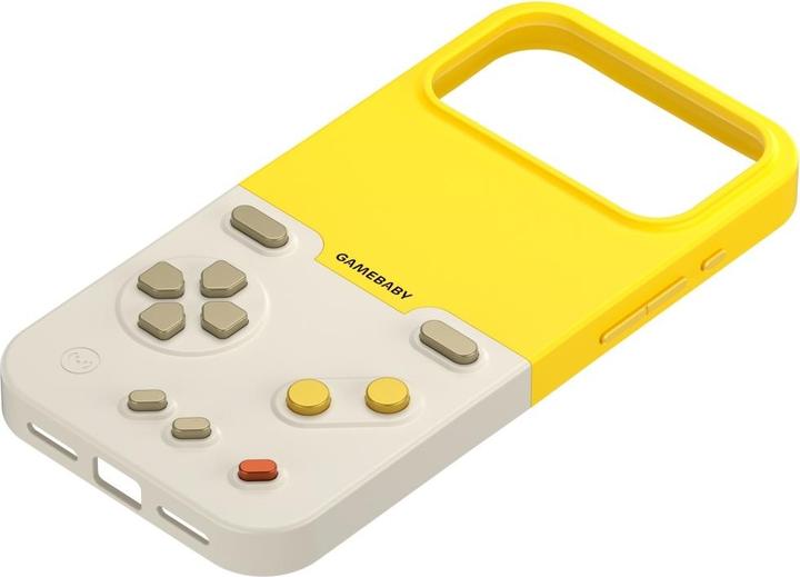 Actual product image Case GAMEBABY with controller for iPhone 17 Pro Max yellow (Apple iPhone 17 Pro Max)