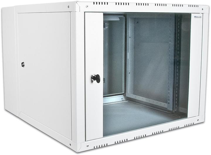 Produktbild Wirewin 19" 2-teiliger Wandschrank, grau (12 HE, 19 Zoll Rack)