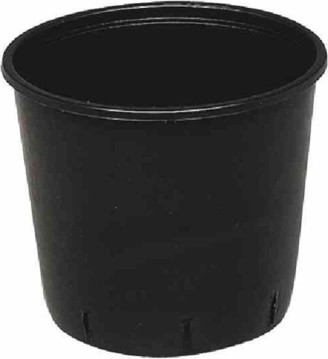 Produktbild H.G-Deko Pflanzschale für Pflanzkübel, mit Tragegriff, Ø 51x32 cm, 50 l, aus Kunststoff in schwarz (51 cm)