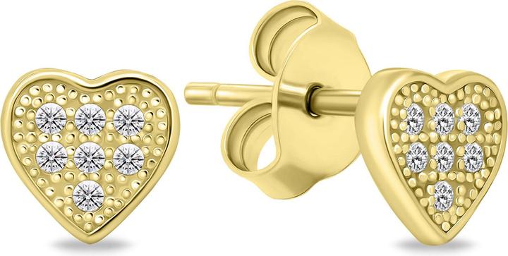 Immagine prodotto Brilio Argento - Orecchini a cuore in argento scintillante EA603Y