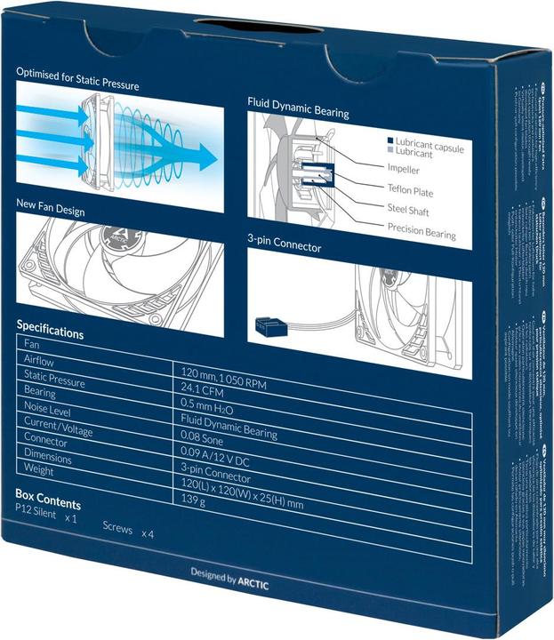 Produktbild Arctic P12 Silent (120 mm, 1 x)