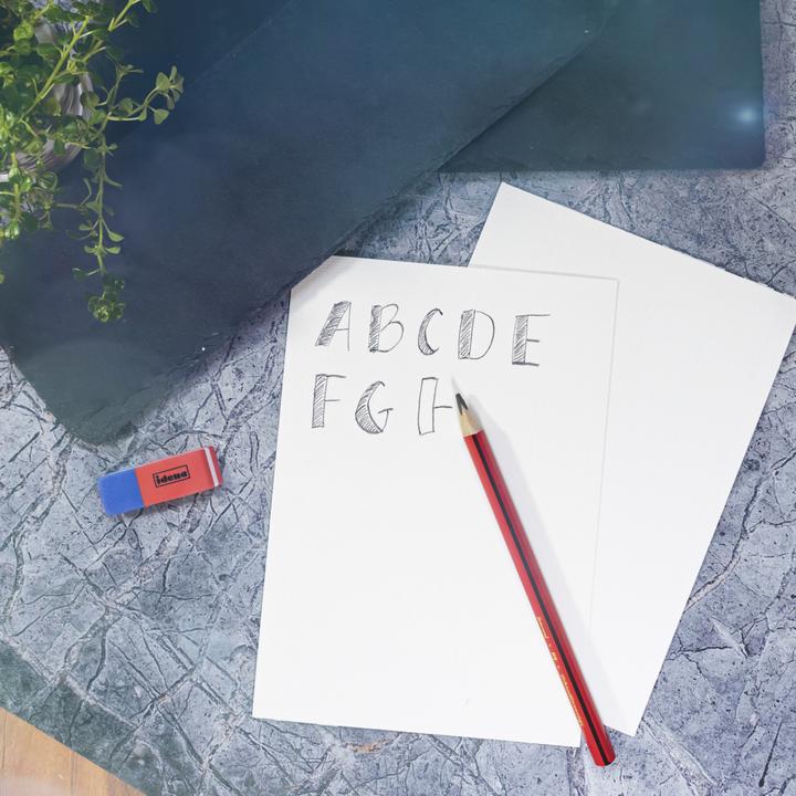 Actual product image Idena Pencil HB 2s triangular FSC100% (HB, 2x)